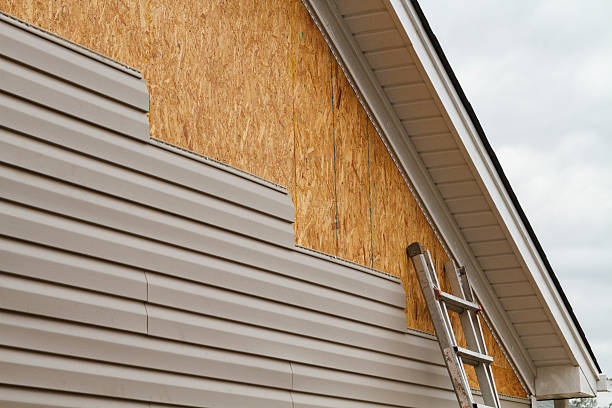 Professional Vinyl Siding technician working in Ashland, IL